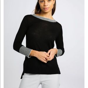 Pique Trim Sweater Jarbo